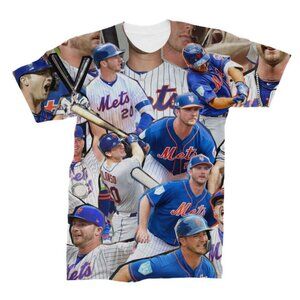 PETE ALONSO New York Mets Photo Collage T-Shirt Men's 4XL "NEW"